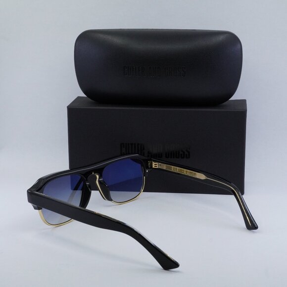 Final Price! Cutler and Gross CG1353S 001 Black on Crystal/Grey Sunglasses - Picture 7 of 7
